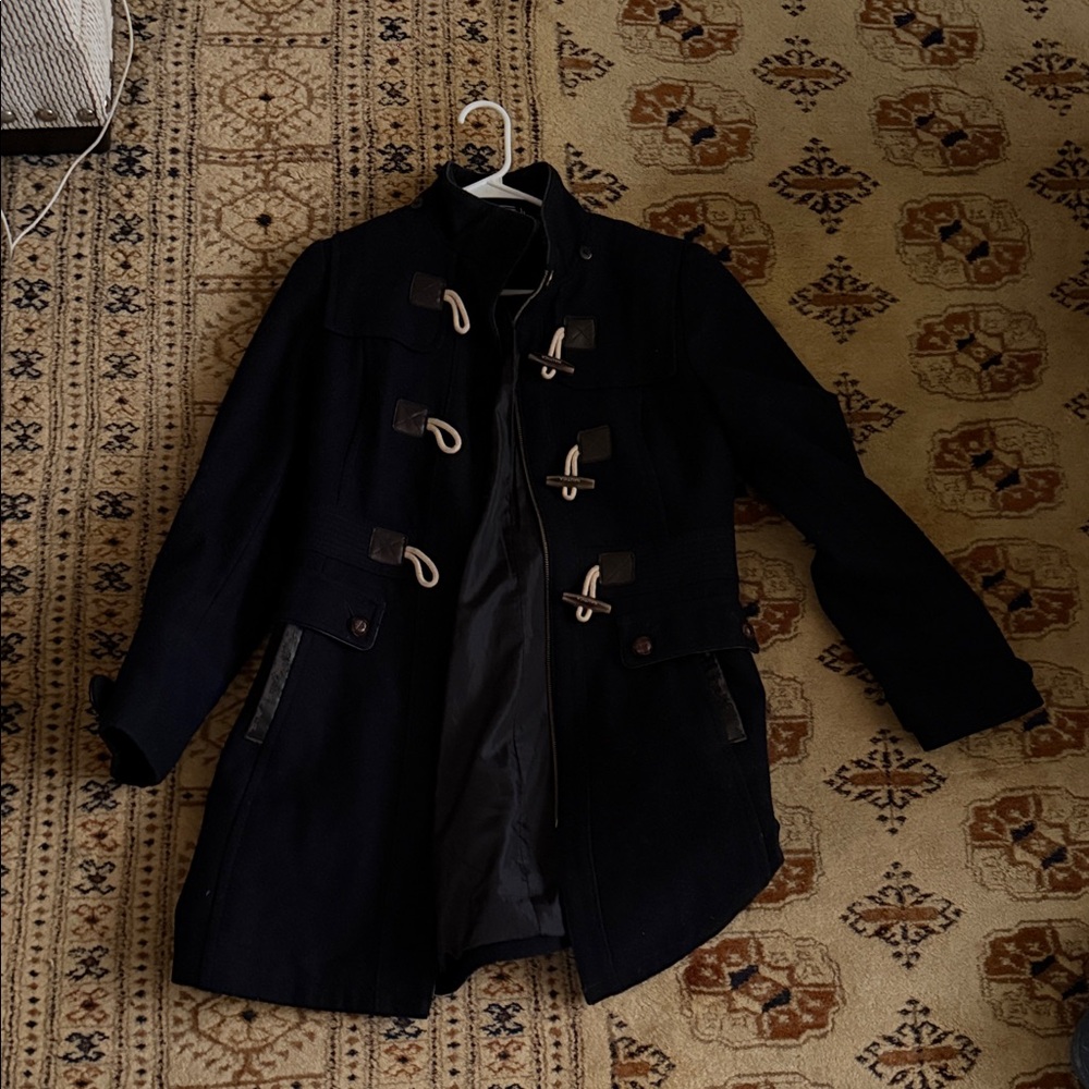 Nautica Navy Pea Coat with Toggle Closures
